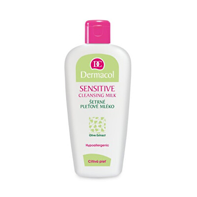 Dermacol - Šetrné pleťové mléko s výtažkem z oliv pro citlivou pleť (Sensitive Cleansing Milk) 200 ml