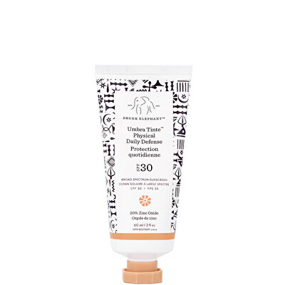 Drunk Elephant - Tónovaný pleťový krém na opalování SPF 30 Umbra Tinte (Physical Daily Defense) 60 ml
