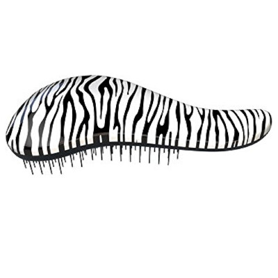 Dtangler - Kartáč na vlasy s rukojetí Zebra White