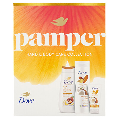 Dove - Dárková sada péče o ruce a tělo Pamper