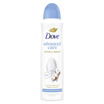 Dove - Antiperspirant ve spreji Advanced Care Fresh Cotton & Sea Minerals 150 ml