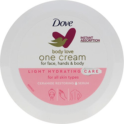 Dove - Hydratační krém na obličej a tělo Body Love (Light Hydratation Care) 250 ml