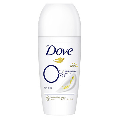Dove - Kuličkový deodorant Original 0% Alu (Deo Roll-On) 50 ml