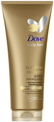 Dove - Tónovací tělové mléko Medium to Dark (Tanning Lotion) 200 ml