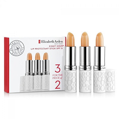 Elizabeth Arden - Sada balzámů na rty Eight Hour Cream Lip Protect Trio