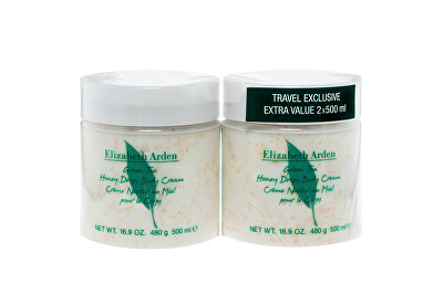 Elizabeth Arden - Sada tělových krémů Honey Drops Green Tea Cream Duo 2 x 500 ml