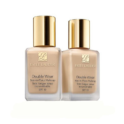 Estée Lauder - Dárková sada dlouhotrvajících make-upů Double Wear SPF 10 2C0 Cool Vanilla 2 x 30 ml