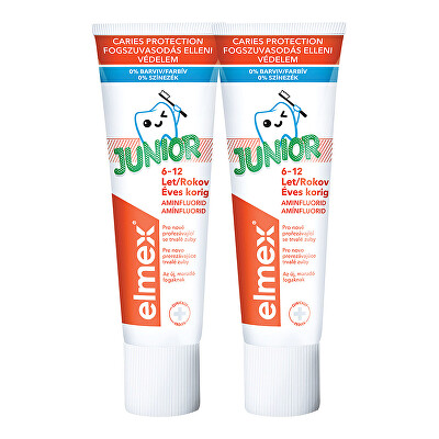 Elmex - Dětská zubní pasta Junior Duopack 2 x 75 ml