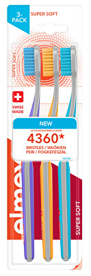 Elmex - Zubní kartáček Super Soft Multipack 3 ks