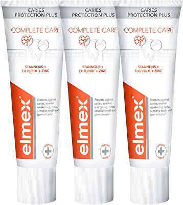 Elmex - Zubní pasta Caries Protection Plus Complete Care 3 x 75 ml