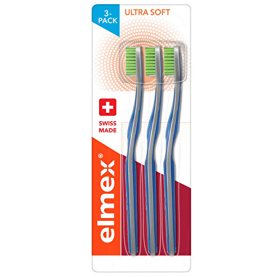 Elmex - Zubní kartáček Ultra Soft 3 kusy