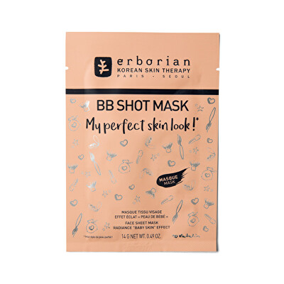 Erborian - Rozjasňující pleťová maska BB Shot Mask (Face Sheet Mask) 14 g