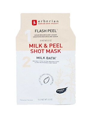 Erborian - Vyživující pleťová maska (Milk & Peel Shot Mask) 18 g