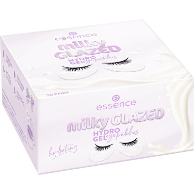 essence - Hydrogelové polštářky pod oči Milky Glazed 30 párů