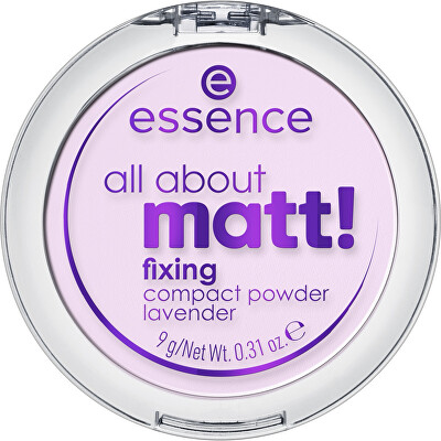 essence - Kompaktní pudr All About Matt! Lavender Fixing Powder 9 g