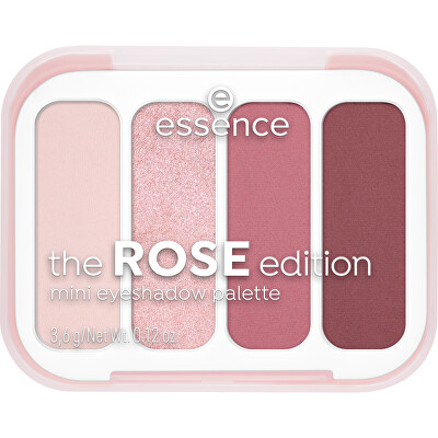 essence - Mini paletka očních stínů Rose Mini Eyeshadow Palette 3,6 g