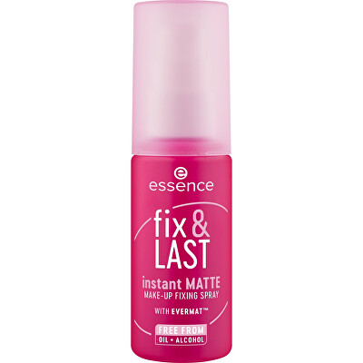 essence - Matující fixační sprej na make-up Fix & Last Instant Matte (Make-Up Fixing Spray) 50 ml