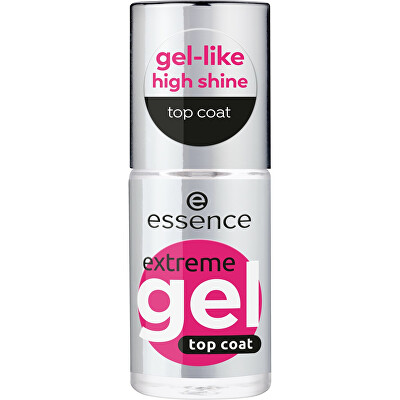 essence - Krycí lak na nehty Extreme Gel 01 (Top Coat) 8 ml