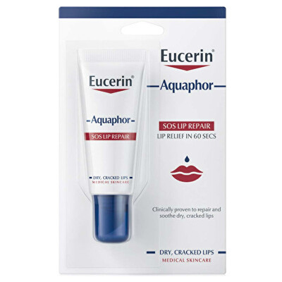 Eucerin - Balzám na suché a popraskané rty Aquaphor (SOS Lip Repair) 10 ml
