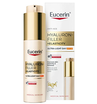 Eucerin - Denní krém Hyaluron-Filler + Elasticity SPF 50 Day Cream 50 ml