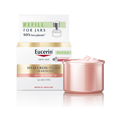 Eucerin - Náhradní náplň pro denní krém proti stárnutí pleti SPF 30 Hyaluron-Filler+Elasticity (Day Rosé Cream Refill) 50 ml