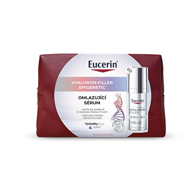 Eucerin - Omlazující pleťové sérum s kosmetickou taškou Hyaluron-Filler (Epigenetic Serum) 30 ml