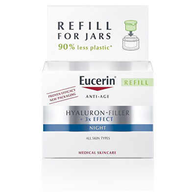 Eucerin - Náhradní náplň do nočního krému proti stárnutí pleti Hyaluron-Filler 3x EFFECT 50 ml