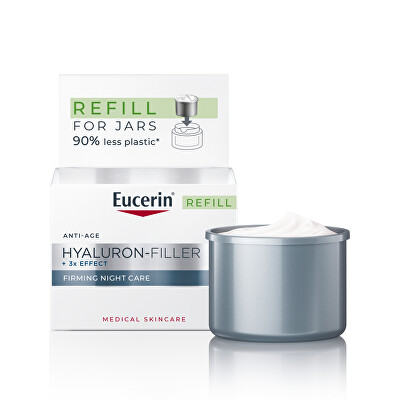 Eucerin - Náhradní náplň pro zpevňující noční krém Hyaluron-Filler+3x Effect (Firming Night Care Refill) 50 ml