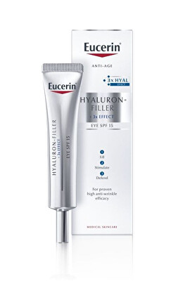 Eucerin - Oční krém proti stárnutí pleti SPF 15 Hyaluron-Filler 3x EFFECT 15 ml