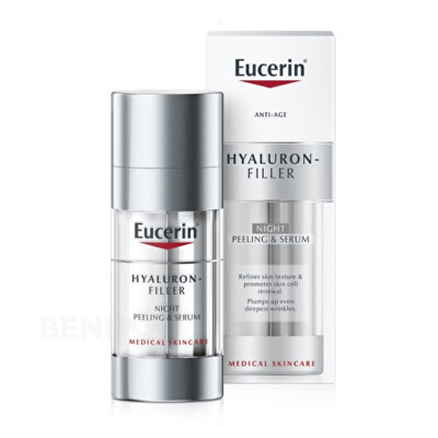 Eucerin - Noční obnovující a vyplňující sérum Hyaluron Filler (Night Peeling & Serum) 30 ml