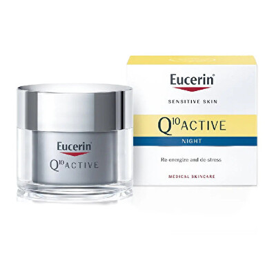 Eucerin - Regenerační noční krém proti vráskám pro všechny typy citlivé pleti Q10 Active 50 ml