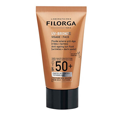 Filorga - Protivráskový fluid SPF 50+ UV-Bronze (Anti-Ageing Sun Fluid) 40 ml