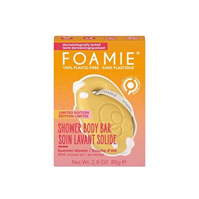 Foamie - Tuhá sprchová péče Beach Please (Shower Body Bar) 80 g
