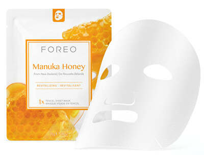 Foreo - Oživující plátýnková maska pro zralou pleť Manuka Honey (Revitalizing Sheet Mask) 3 x 20 g