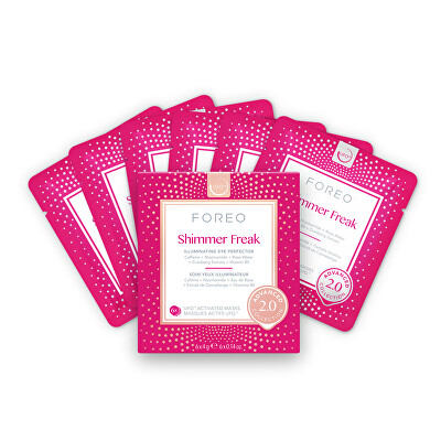 Foreo - Rozjasňující maska na oční okolí Shimmer Freak UFO™ (Brightening Mask) 6 x 6 g