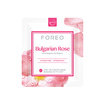 Foreo - Hydratační pleťová maska Bulgarian Rose (Hydrating Mask) 6 x 6 g