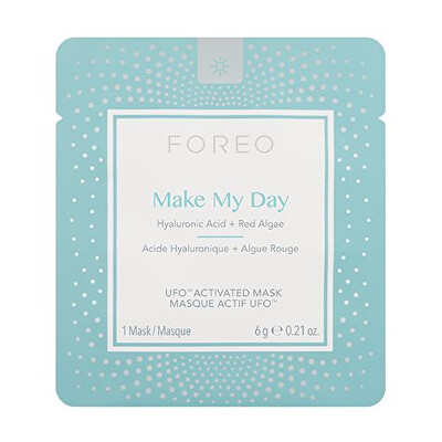 Foreo - Ochranná pleťová maska s hydratačním účinkem UFO Make My Day (Activated Mask) 7 x 6 g