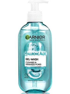 Garnier - Čisticí gel pro všechny typy pleti Hyaluronic Aloe Gel Wash 200 ml