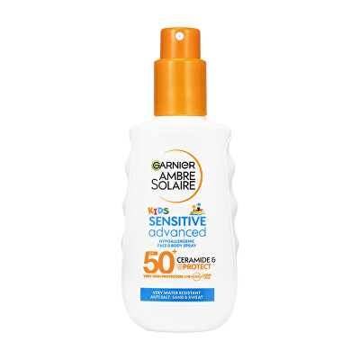 Garnier - Dětský ochranný sprej pro citlivou pokožku SPF 50+ Ambre Solaire (Protection Spray) 150 ml