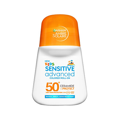 Garnier - Mléko na opalování SPF 50+ Sensitive Advanced Colored Roll-On 50 ml