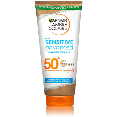 Garnier - Ochranné mléko pro citlivou pokožku SPF 50+ Sensitive Advanced (Hypoallergenic Milk) 175 ml