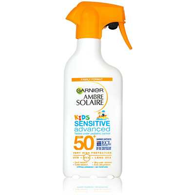 Garnier - Dětský ochranný sprej SPF 50+ Kids Sensitive Advanced (Protection Spray) 270 ml