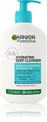 Garnier - Hydratační čisticí gel proti nedokonalostem pleti Pure Active (Hydrating Deep Cleanser) 250 ml
