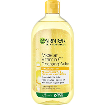 Garnier - Rozjasňující micelární voda s vitamínem C* Skin Naturals (Cleansing Water) 700 ml