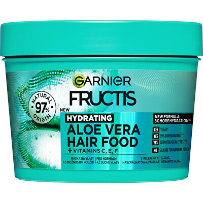 Garnier - Hydratační Aloe Vera maska pro normální až suché vlasy (Hair Food) 400 ml