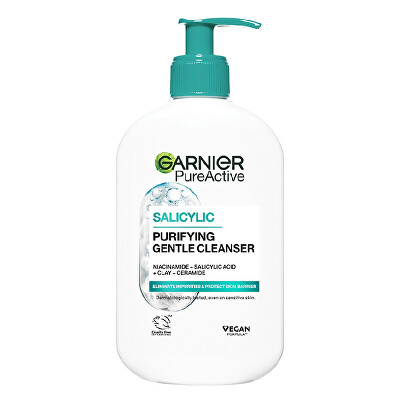Garnier - Hydratační čisticí gel proti nedokonalostem pleti Pure Active (Hydrating Deep Cleanser) 250 ml
