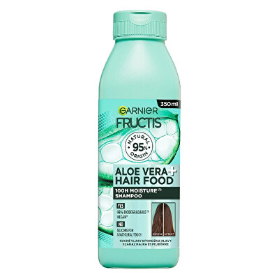 Garnier - Hydratační šampon pro normální a suché vlasy Fructis Hair Food (Aloe Vera Moisture Shampoo) 350 ml