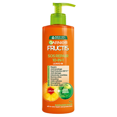 Garnier - Krém na vlasy bez oplachování SOS Repair (All-In-One Leave-In) 400 ml