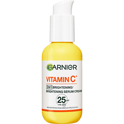 Garnier - Ser cremos cu vitamina C pentru luminozitatea tenului Skin Naturals (Brightening Serum Cream) 50 ml