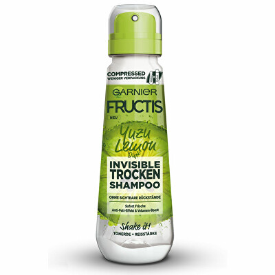 Garnier - Neviditelný suchý šampon s vůní yuzu citrónu (Invisible Shampoo) 100 ml